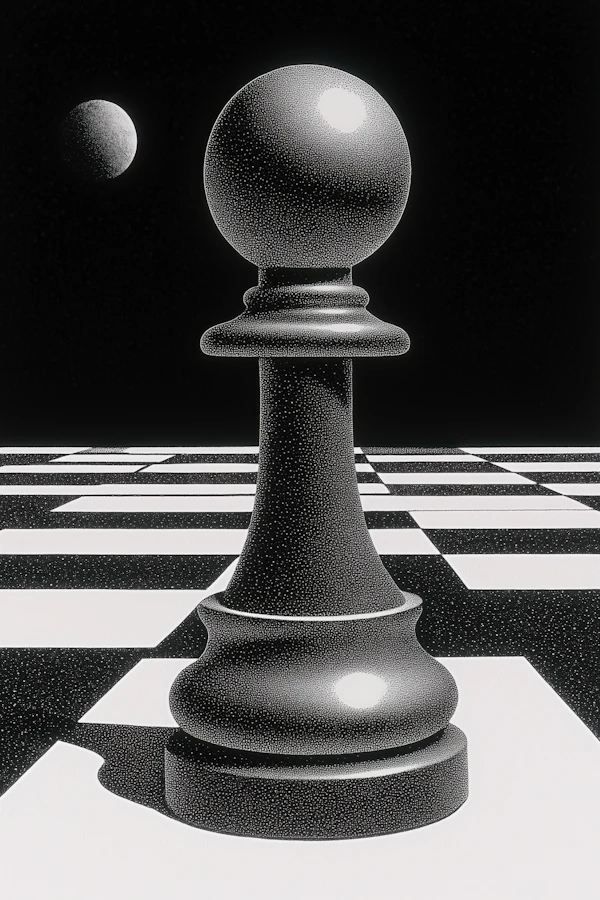 Surreal Chess Scene