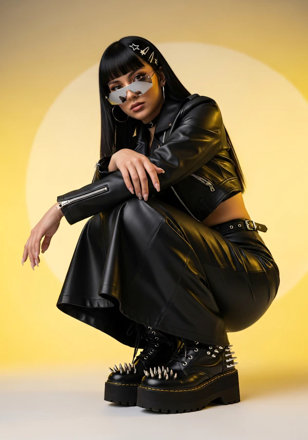 Edgy Fashion Portrait