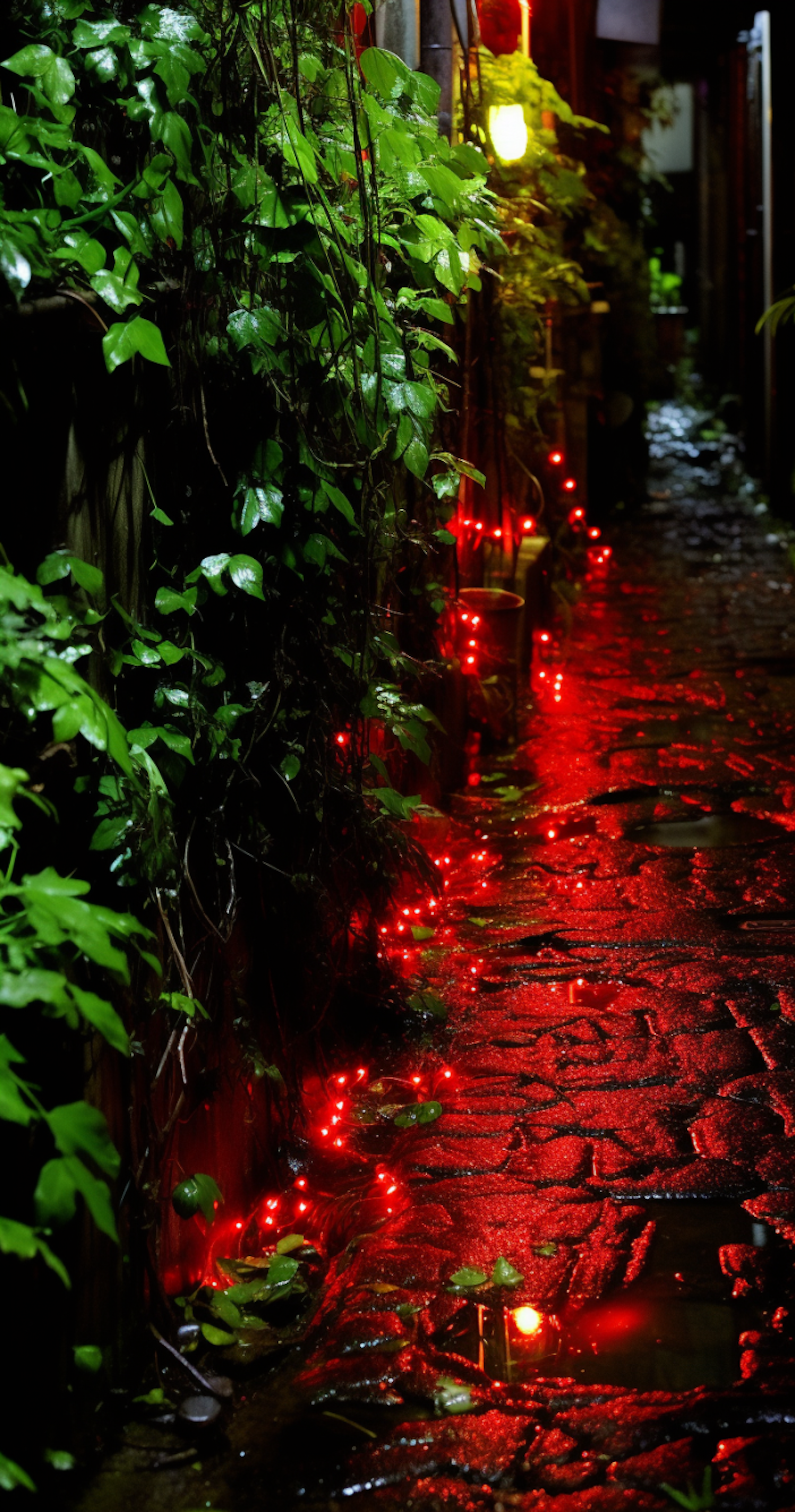 Enchanted Illuminated Alleyway