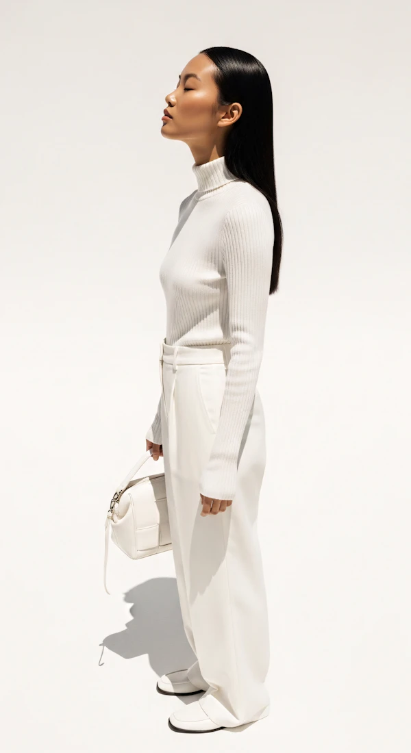 Minimalist White Attire