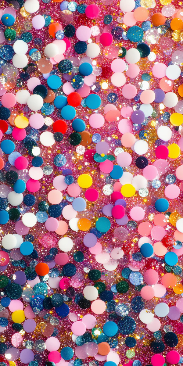 Colorful Confetti Scene