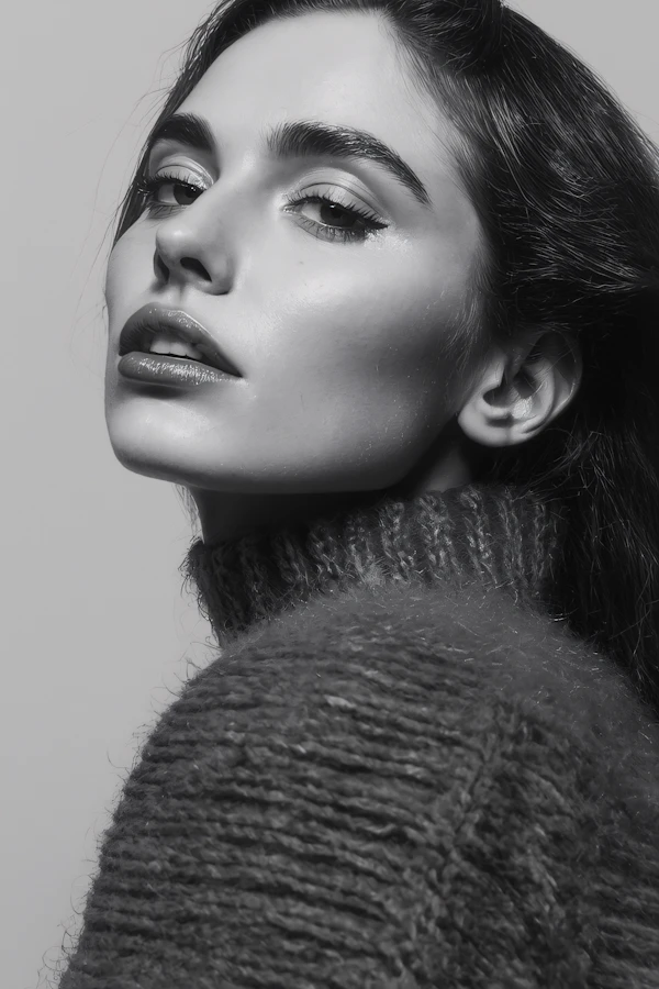 Elegant Monochrome Portrait