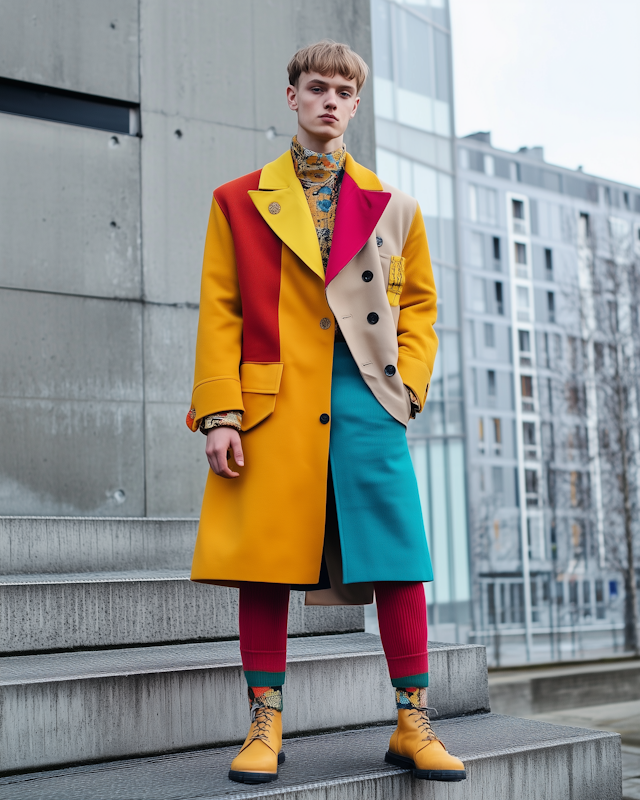 Avant-Garde Fashion in Urban Setting