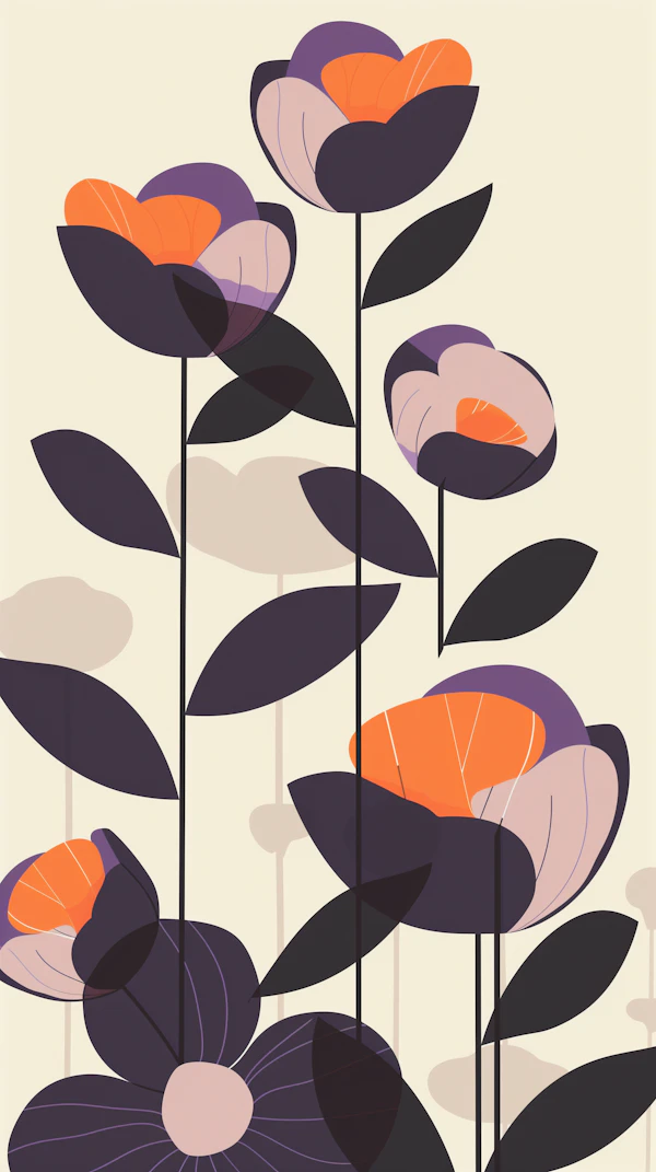 Stylized Flower Art