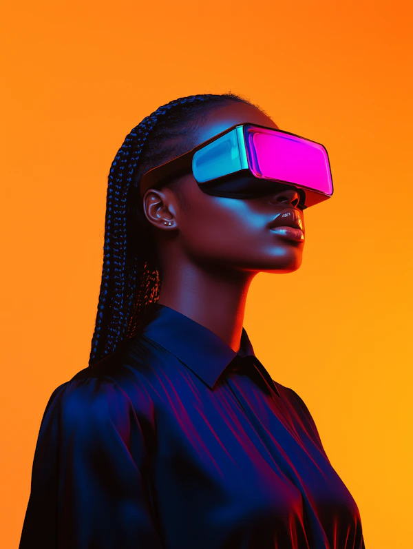 Futuristic VR Portrait