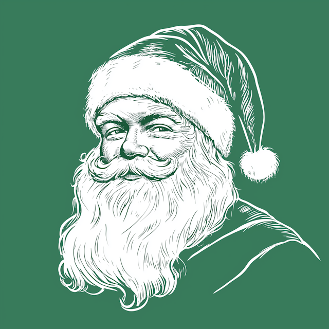 Classic Santa Claus Illustration