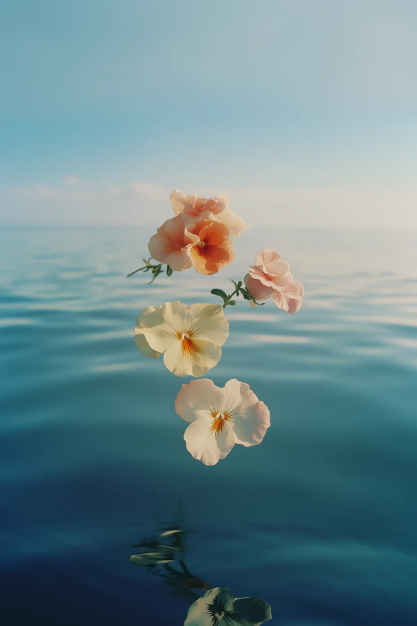 Floating Flowers Serenity