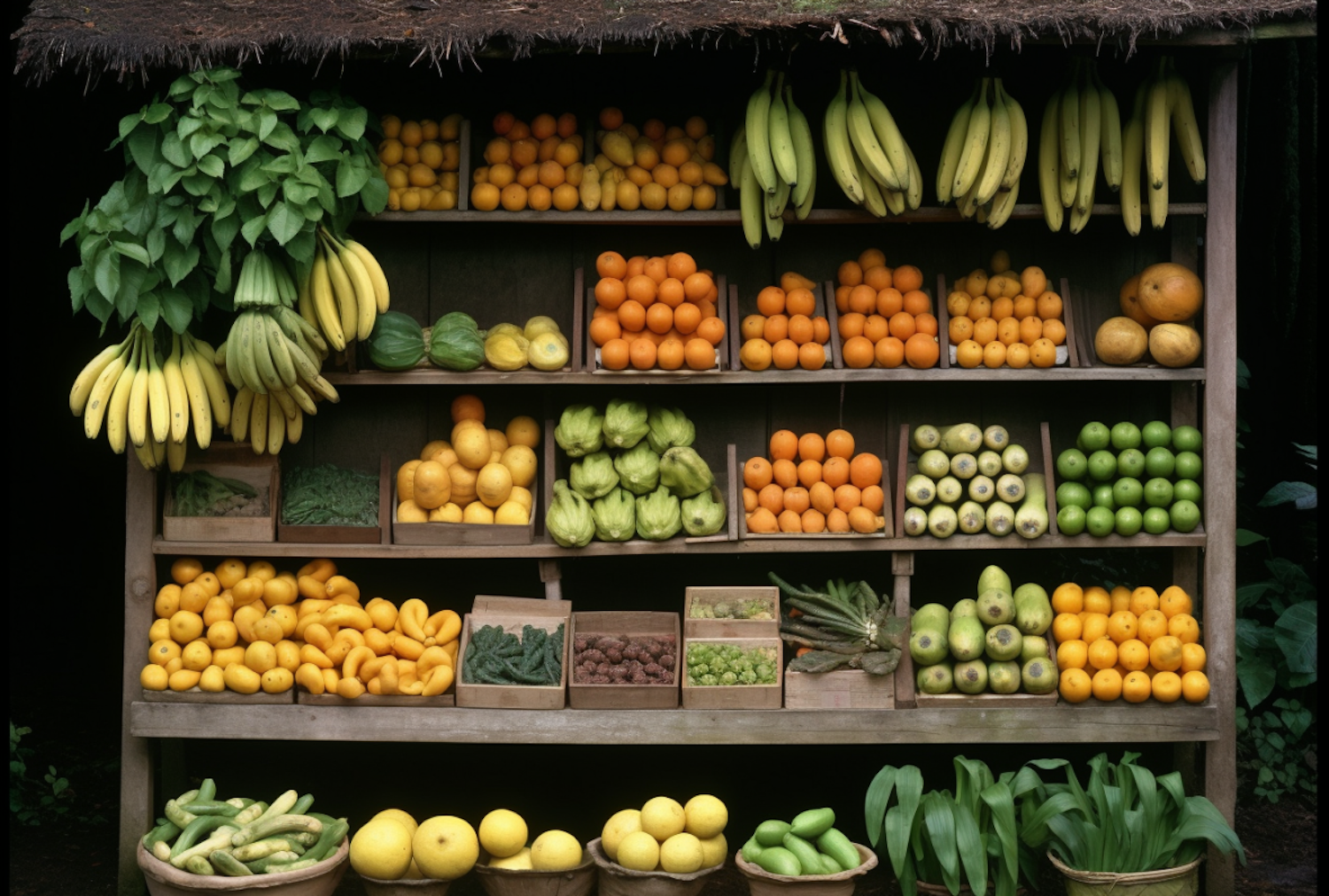 Vibrant Market Bounty