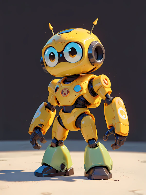 Adorable Yellow Robot