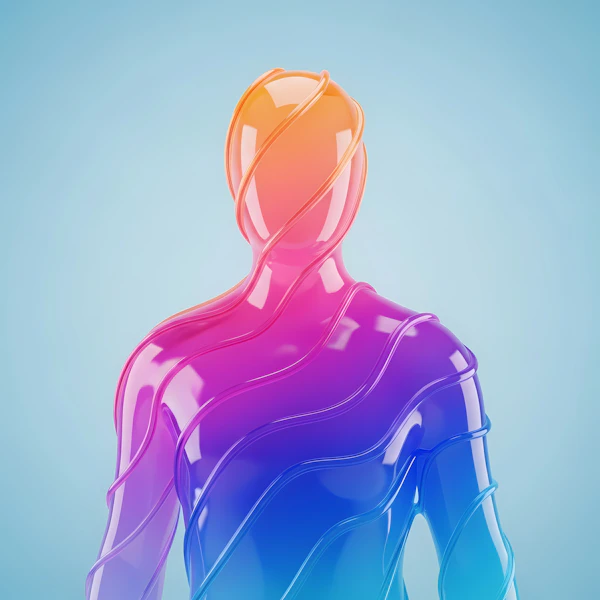 Abstract Gradient Figure