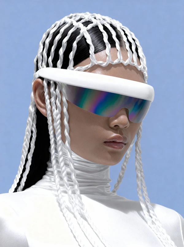 Futuristic Visor Portrait