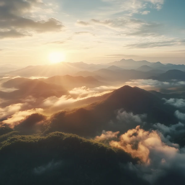 Golden Mountain Sunrise