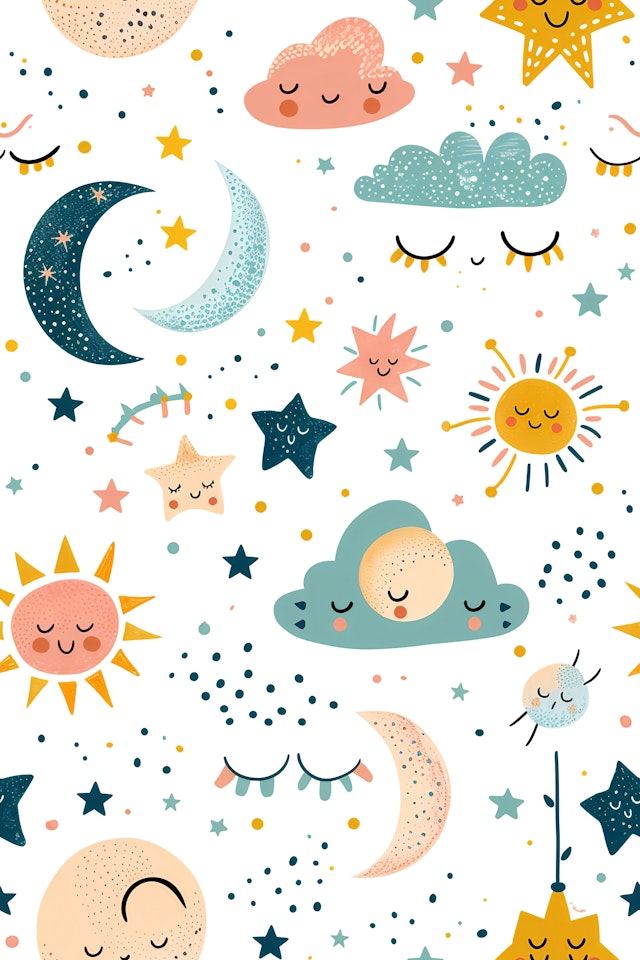 Whimsical Celestial Illustration