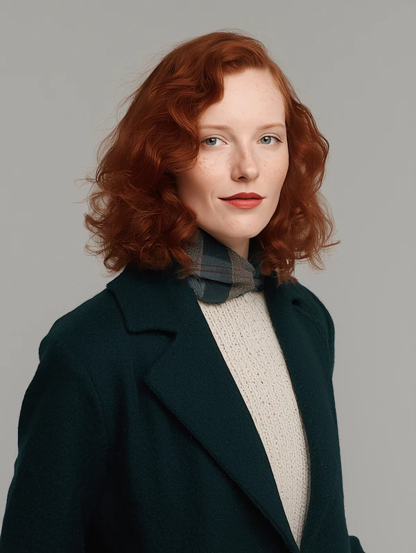 Portrait of Red-Haired Woman