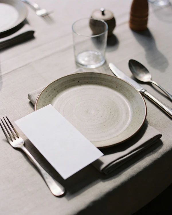 Minimalist Dining Setup