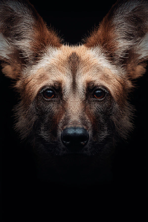 Canine Portrait Close-Up