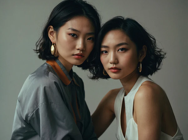 Intimate Portrait of Two Women