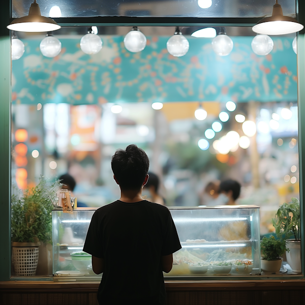 Man at Food Stall