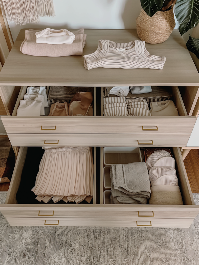 Impeccably Organized Wardrobe