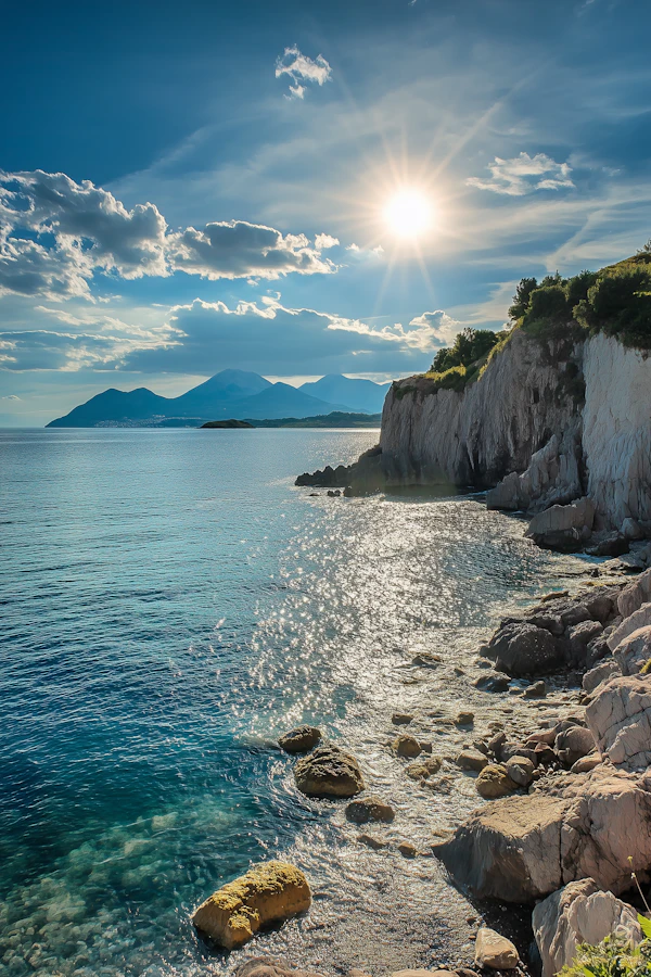Serene Coastal Landscape