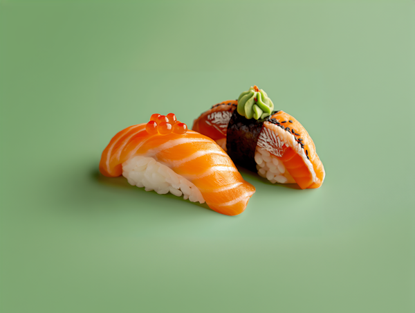 Elegant Sushi Arrangement