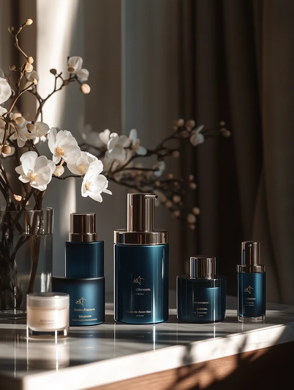 Luxurious Skincare Display