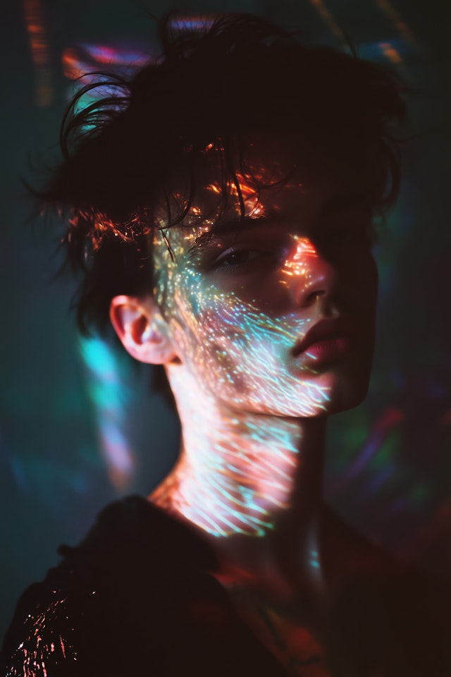 Ethereal Light Play Portrait