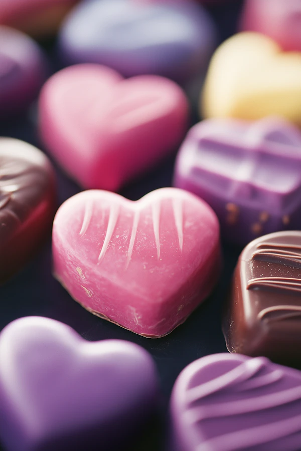 Assorted Heart-Shaped Chocolates