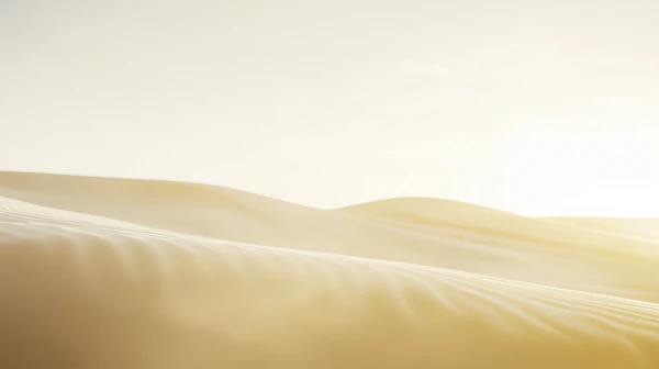 Golden Desert Dunes