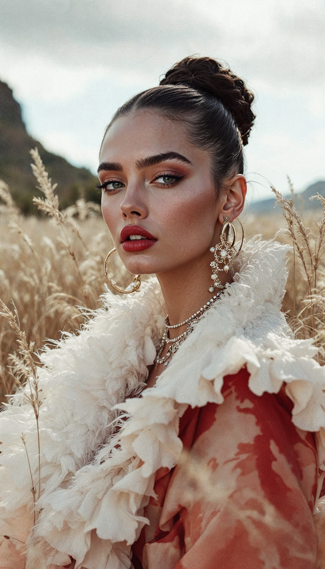 Portrait of a Woman in a Field