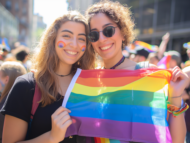 Pride Celebration with Joyful Friends