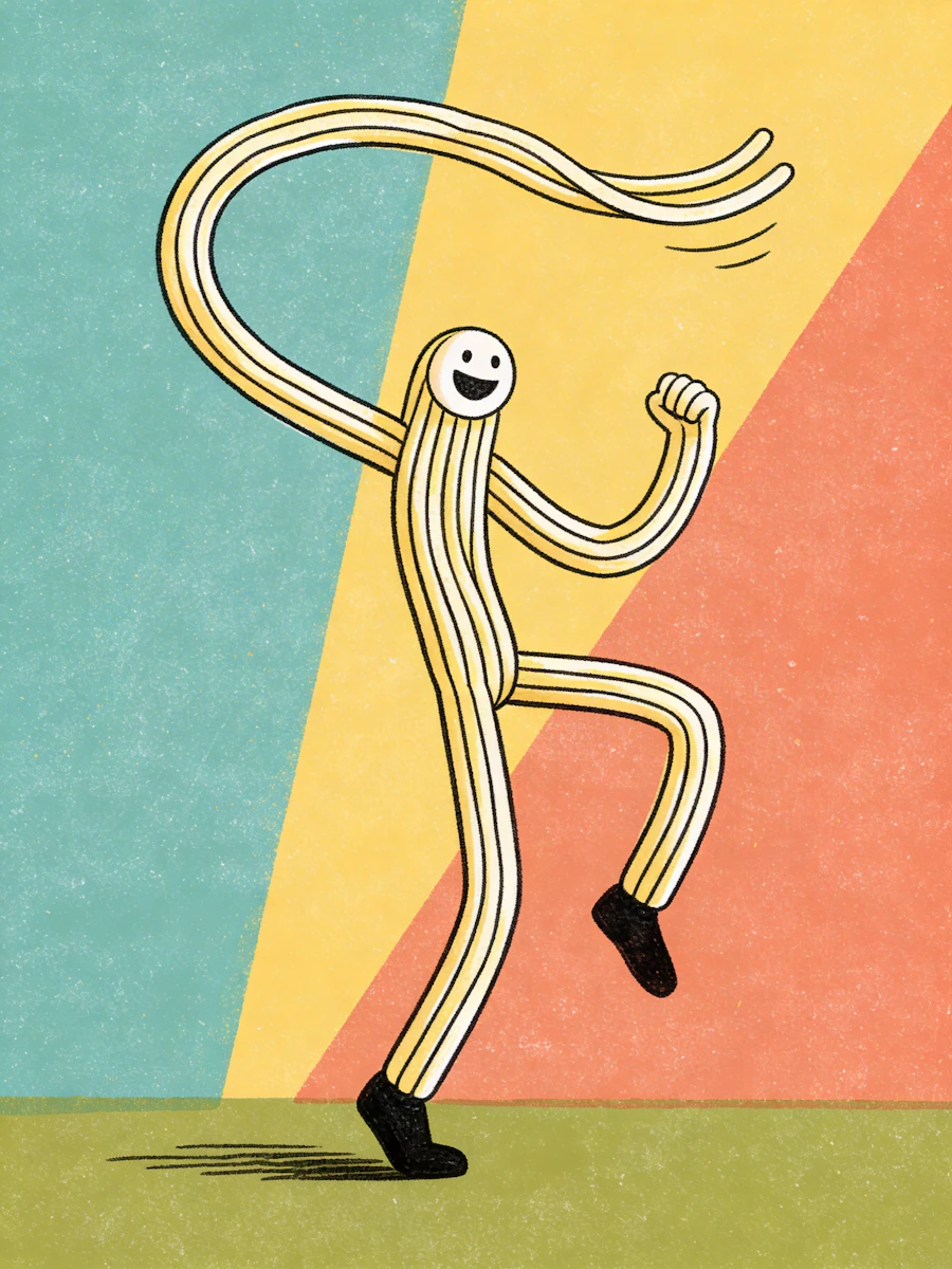 Dancing Noodle Figure