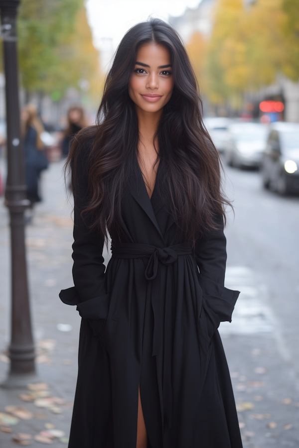 Woman on City Street