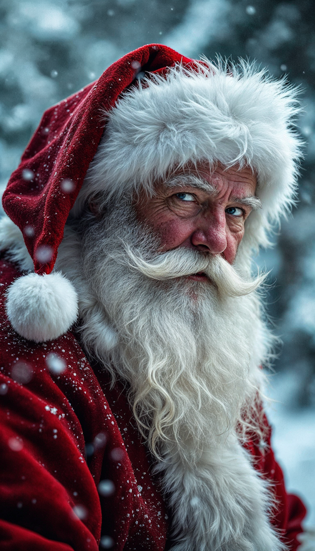 Santa Claus Close-Up