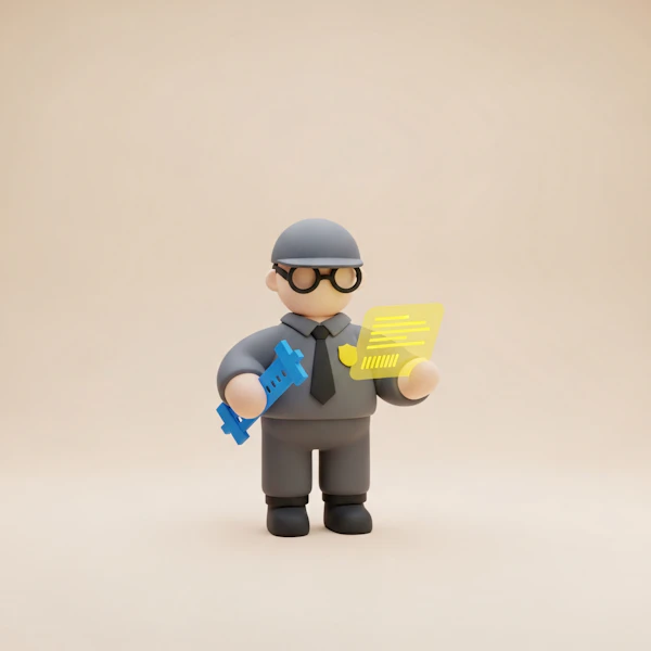 Cartoon Police Officer