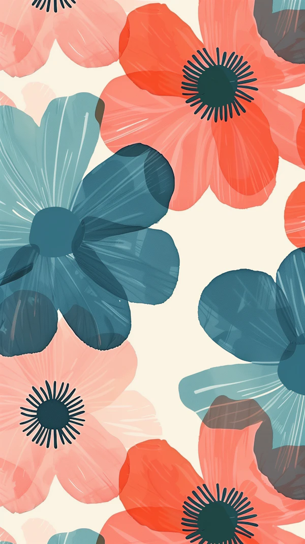 Vibrant Floral Artwork
