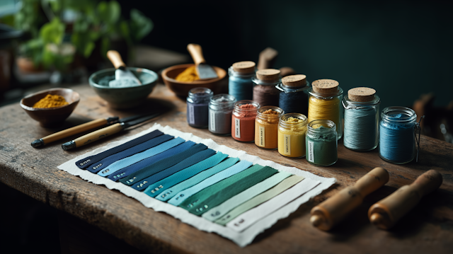 Artisan Dyeing Setup