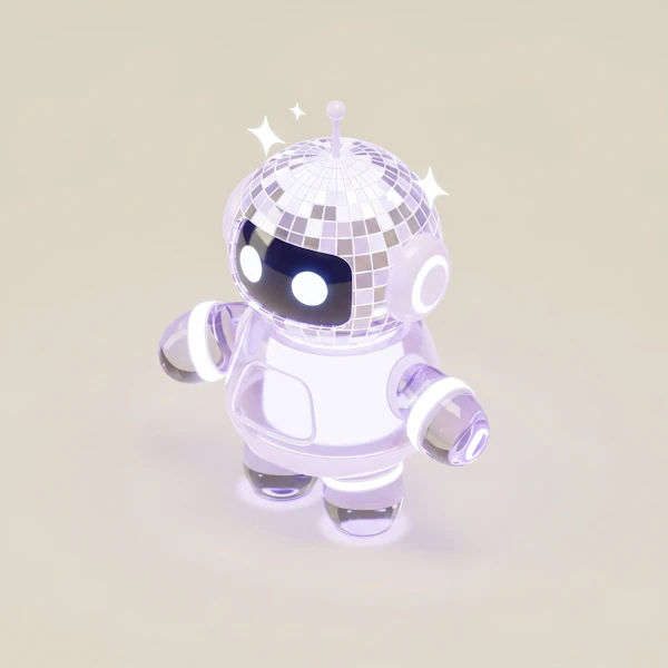 Futuristic Disco Robot