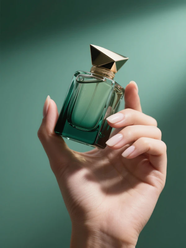 Elegant Perfume Display