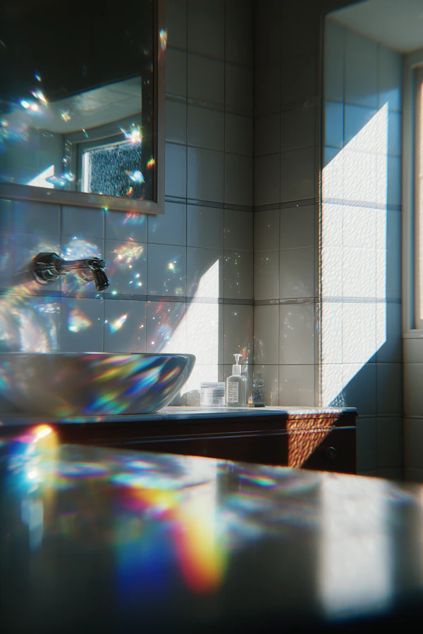 Serene Bathroom Scene
