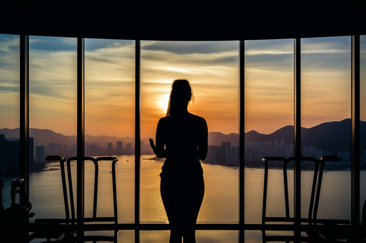 Urban Sunset Serenity