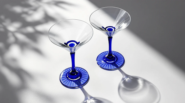 Elegant Martini Glasses