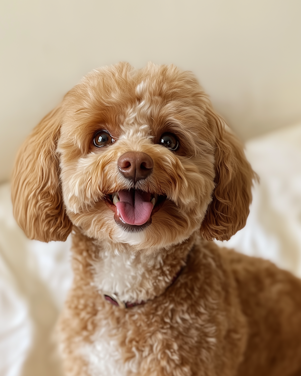 Happy Fluffy Dog