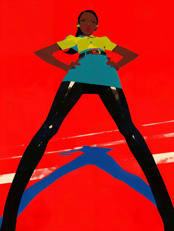 Empowered Figure Illustration