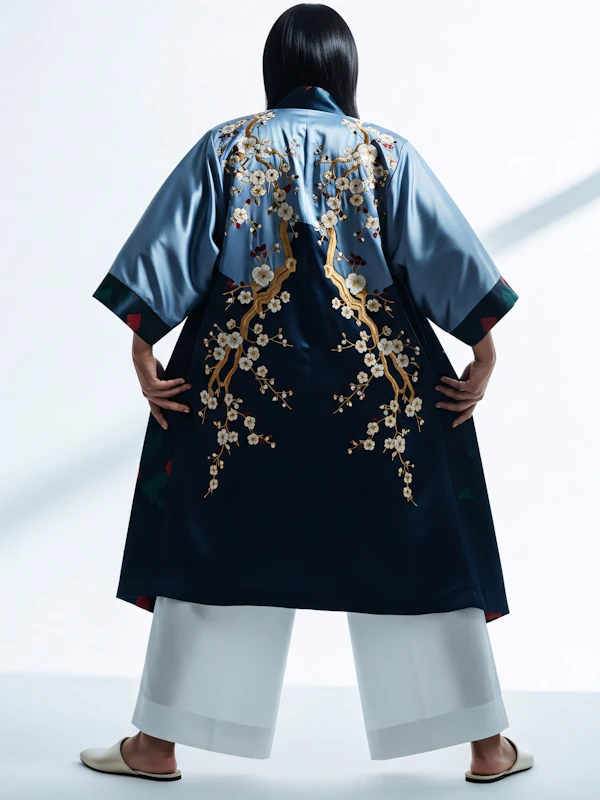 Elegant Embroidered Robe