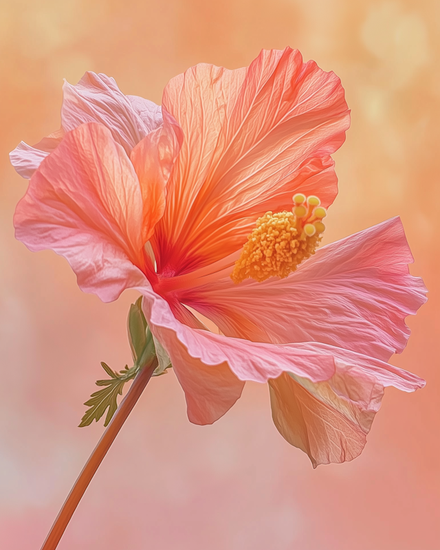 Vibrant Hibiscus Close-Up