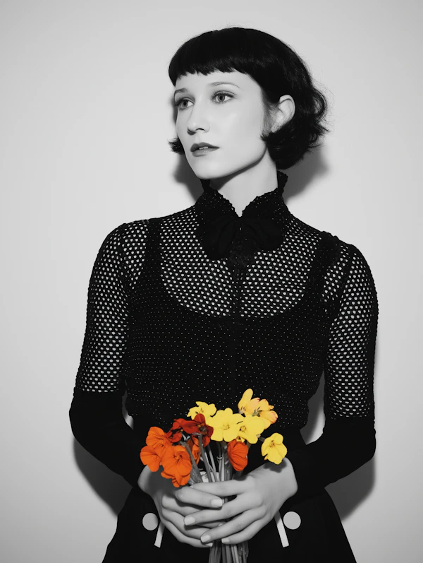 Woman with Flowers