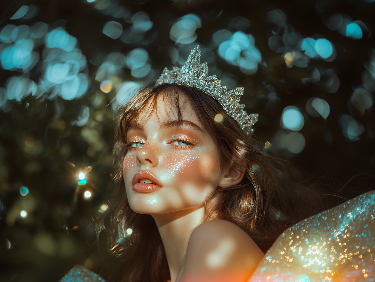 Ethereal Woman with Tiara