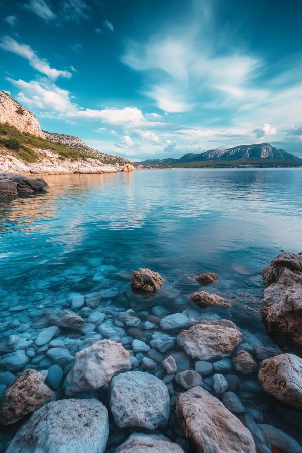 Serene Coastal Scene