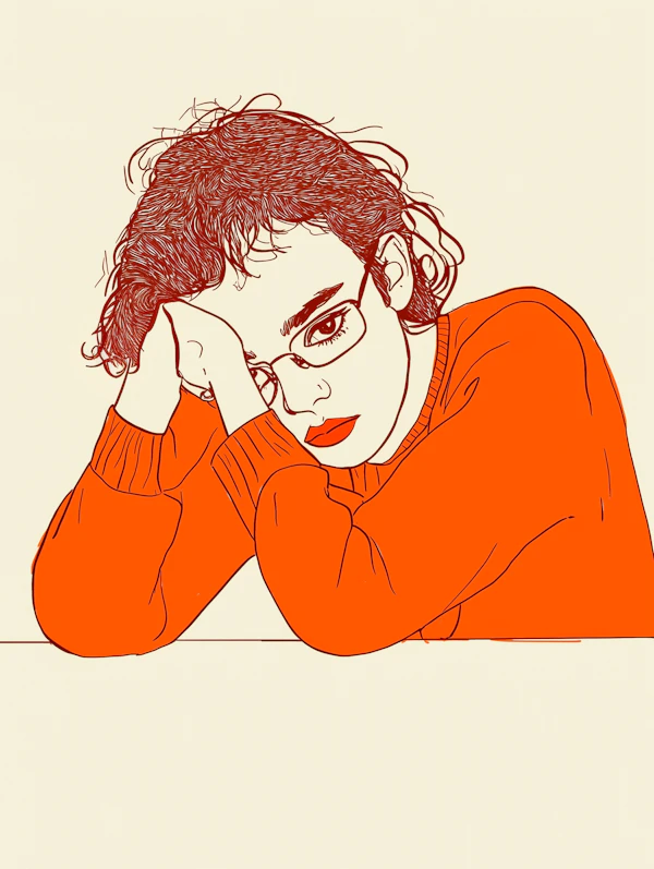 Contemplative Portrait